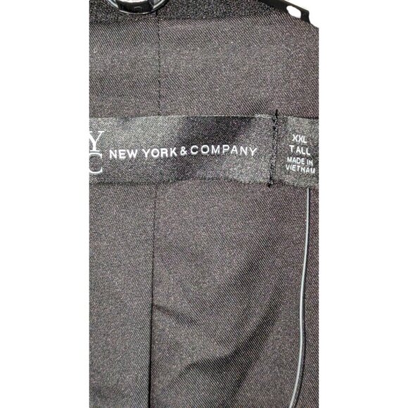 New York & Company Blazer XXL Open Front Women's Jacket Waterfall Drape Design - Picture 5 of 11